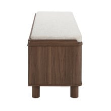Rupert Boucle Storage Ottoman Bench